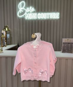 Alternative view of Pink Bow Cardigan