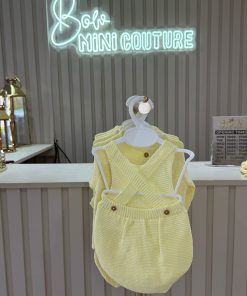 Alternative view of Unisex Knitted Romper With Cardigan