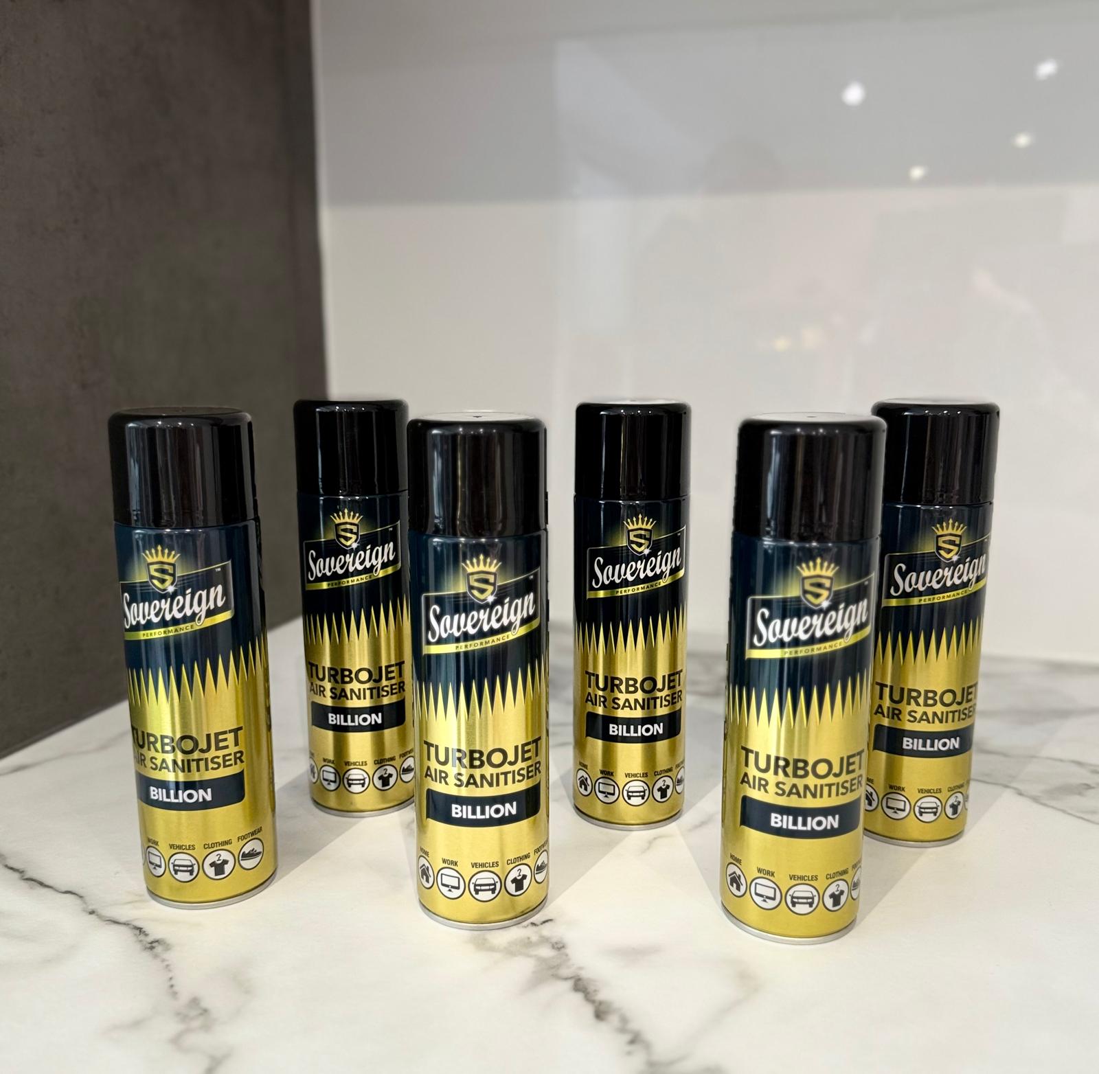 Set 3 BOMBOLETTE Di IGIENIZZANTE Spray MONOUSO Per ABITACOLI Di Auto O - Foto 7