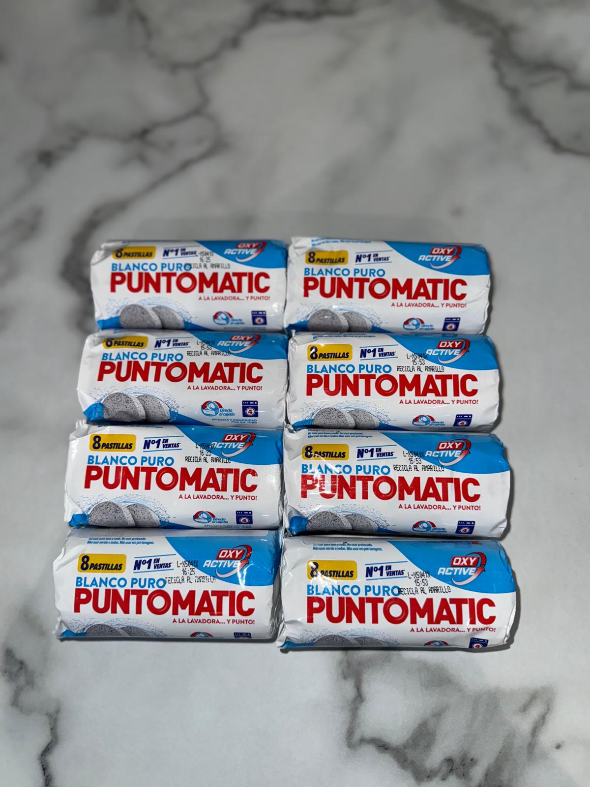 Puntomatic Detergent Tablets for White Clothes 8 Tablets, 4 Washes